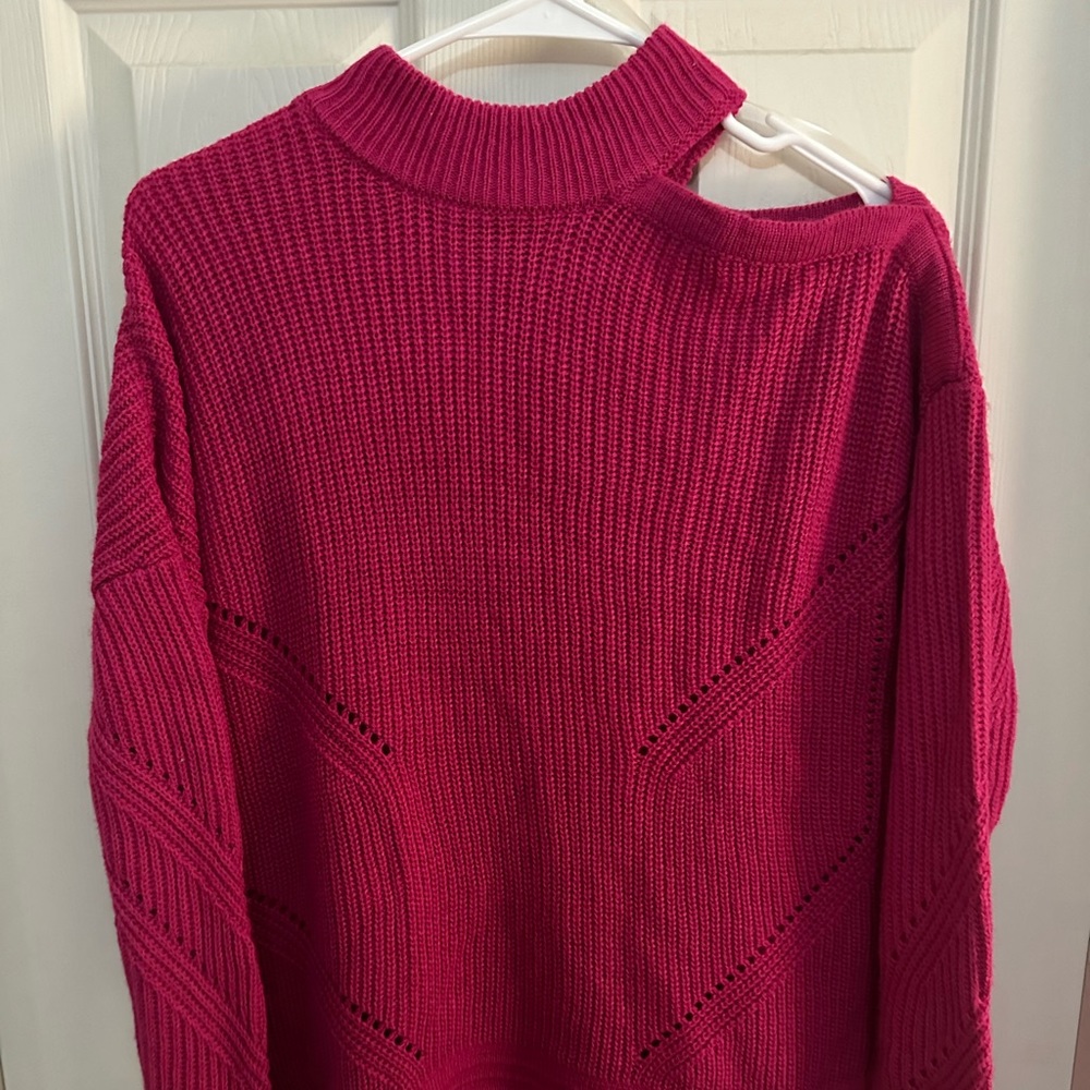 Super cute pink sweater